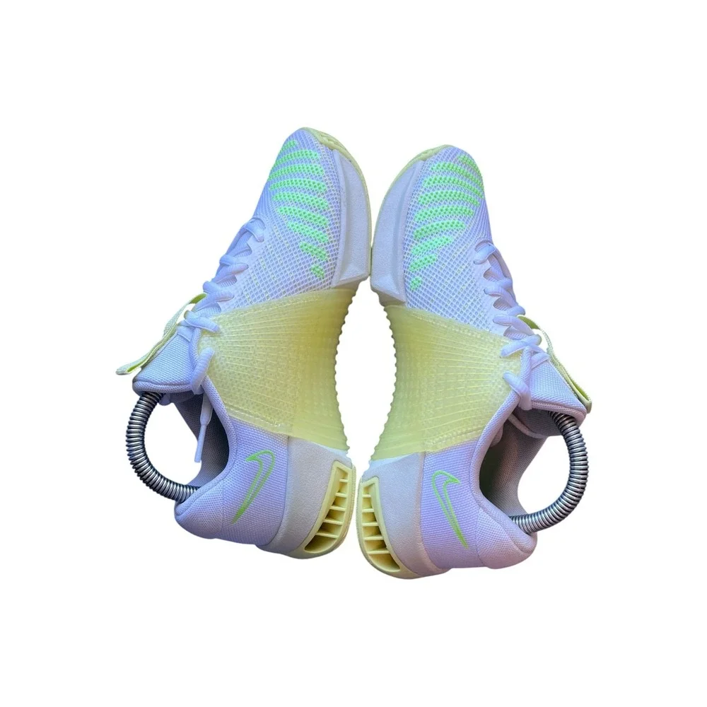 Nike Metcon 9 White Neon Lime Green Women Training Shoes DZ2537-106 Size 8
